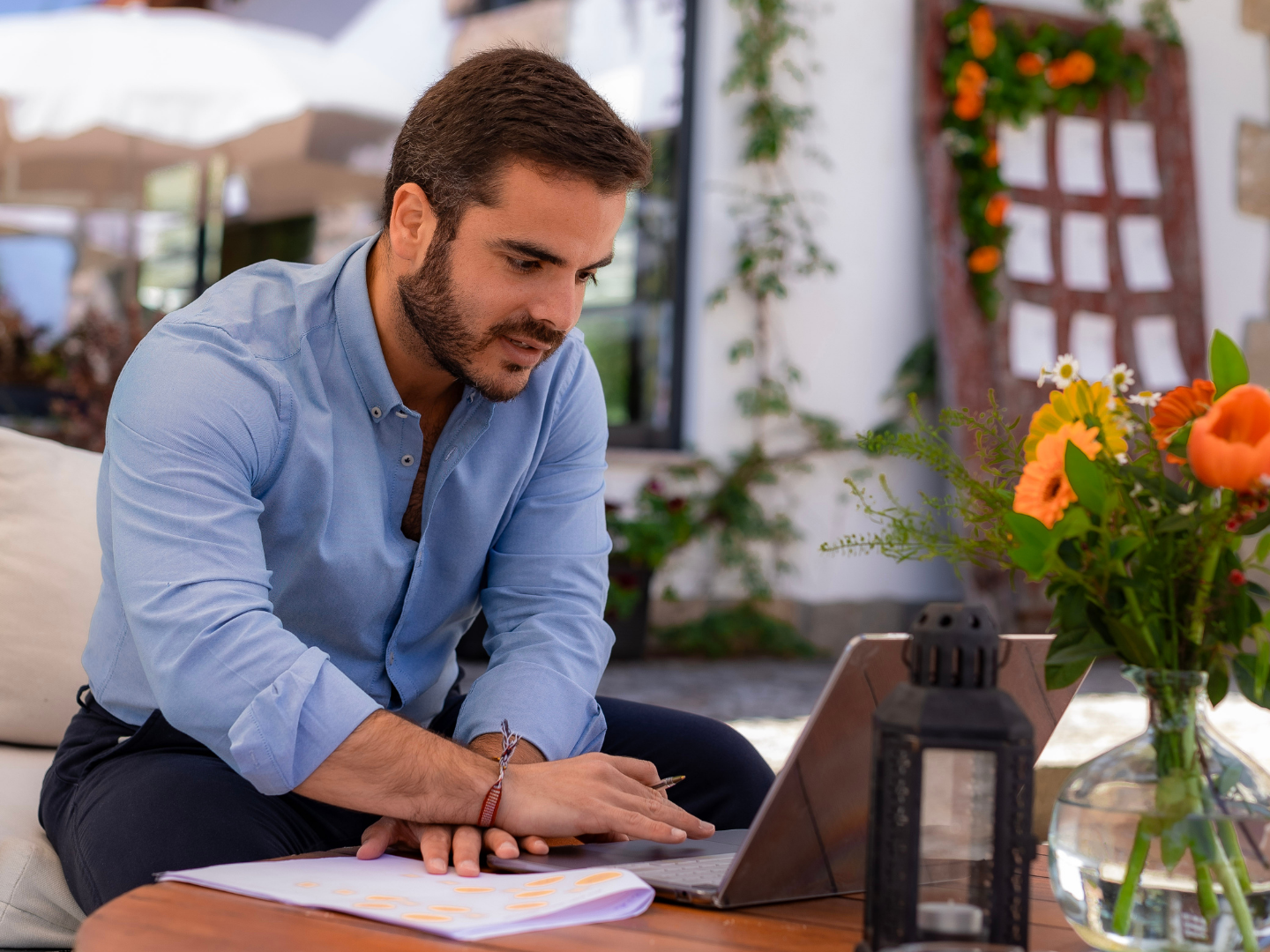 António Hierro at work